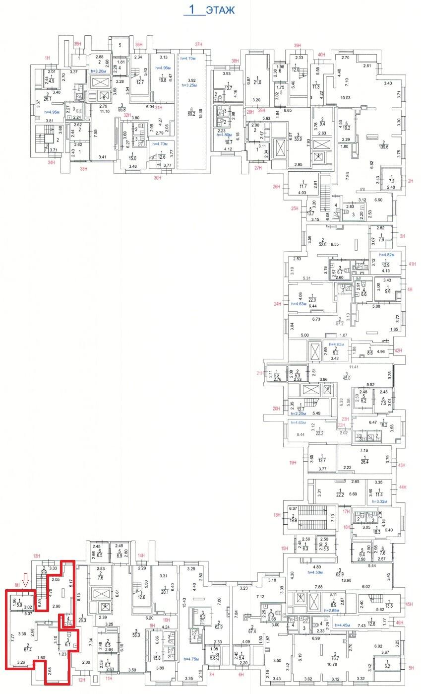 ГП16969316.Нежилое помещение.План этажа (поэтажный) с указанием границ реализуемого объекта.jpg