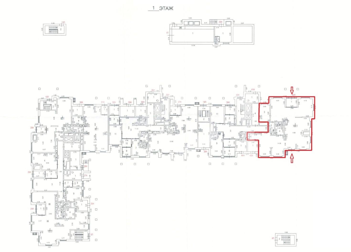 ГП16968703.Нежилое помещение.План этажа (поэтажный) с указанием границ реализуемого объекта.jpg